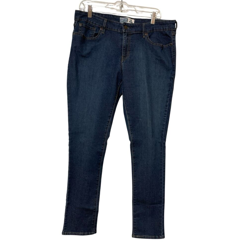 Signature‎ by Levi Strauss The Skinny Blue Denim Jeans 34x29 Womens Size 14